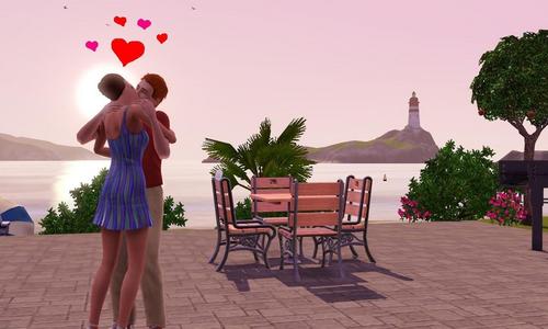  Sims 3 kiss