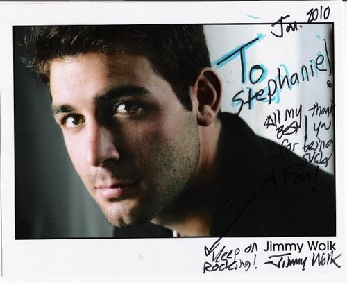  my autographed picture from James Wolk