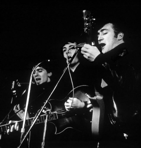  Beatles at the oben, nach oben Ten Club