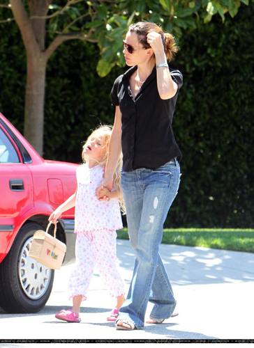  Jen and violet out for a walk!
