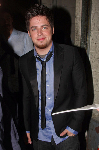  Lee DeWyze Leaving the 'Live With Regis & Kelly' 显示