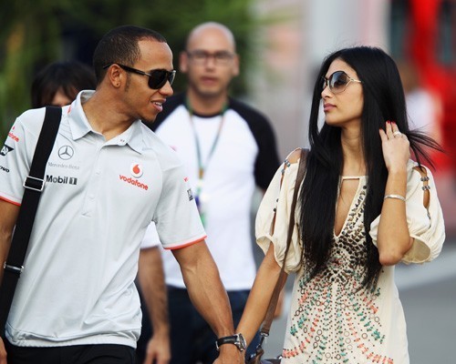  Nicole Scherzinger with Lewis Hamilton at the F1 Grand Prix in Istanbul (May 29)