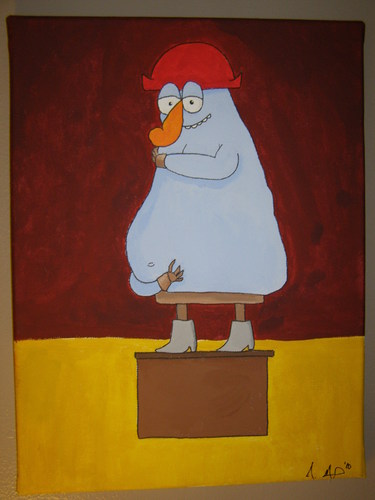  Pregnant K'nuckles Painting