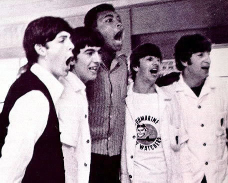 The Beatles with Muhammad Ali