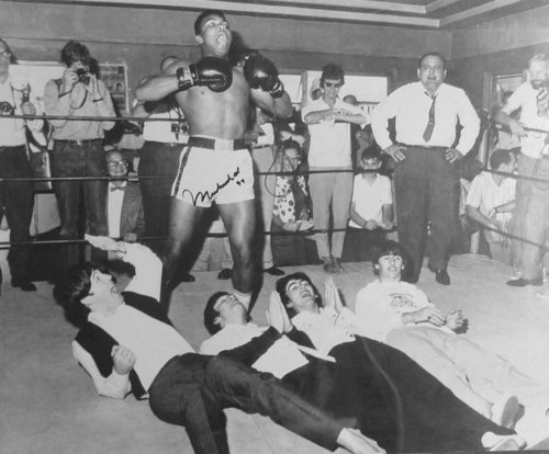  The Beatles with Muhammad Ali