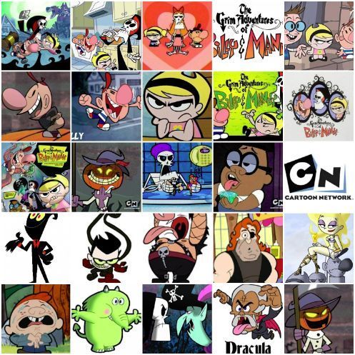 The Grim Adventures of Billy and Mandy Collage