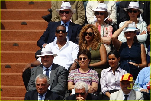  Beyonce: French Open with Jay-Z!