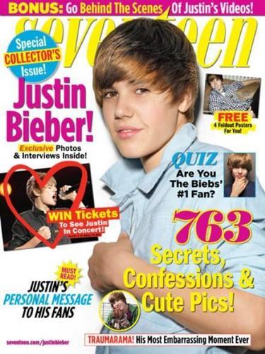  Justin Bieber in Seventeen!