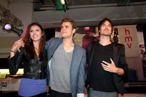 Paul With His Arm Around Nina <3