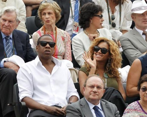  बियॉन्से and जे-ज़ी at the French Open (June 6)