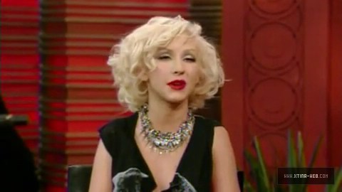 Christina Aguilera Live with Regis & Kelly show 