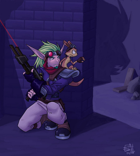  Jak and Daxter 팬 Art