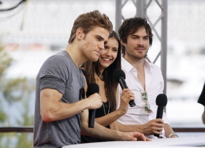  June 8, 2010: Doing an interview outside at the Monte Carlo telebisyon Festival