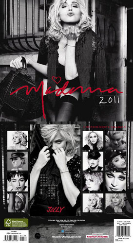  Official मैडोना Calendar for 2011
