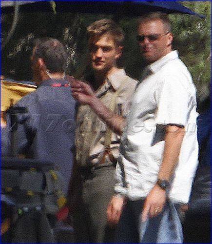  Rob on set of Water for Elephants