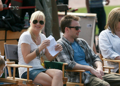 Chris on the set of "Whats Your Number?"