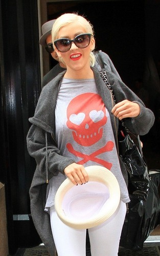  Christina out in NYC