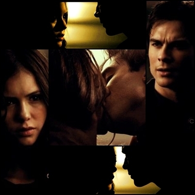  Damon and Elena (Katherine)