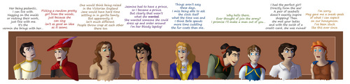 Disney Princes (with Hercules & Tarzan)