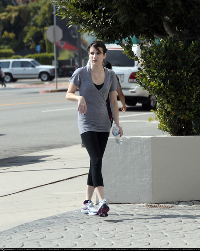  Emma out for a jogging