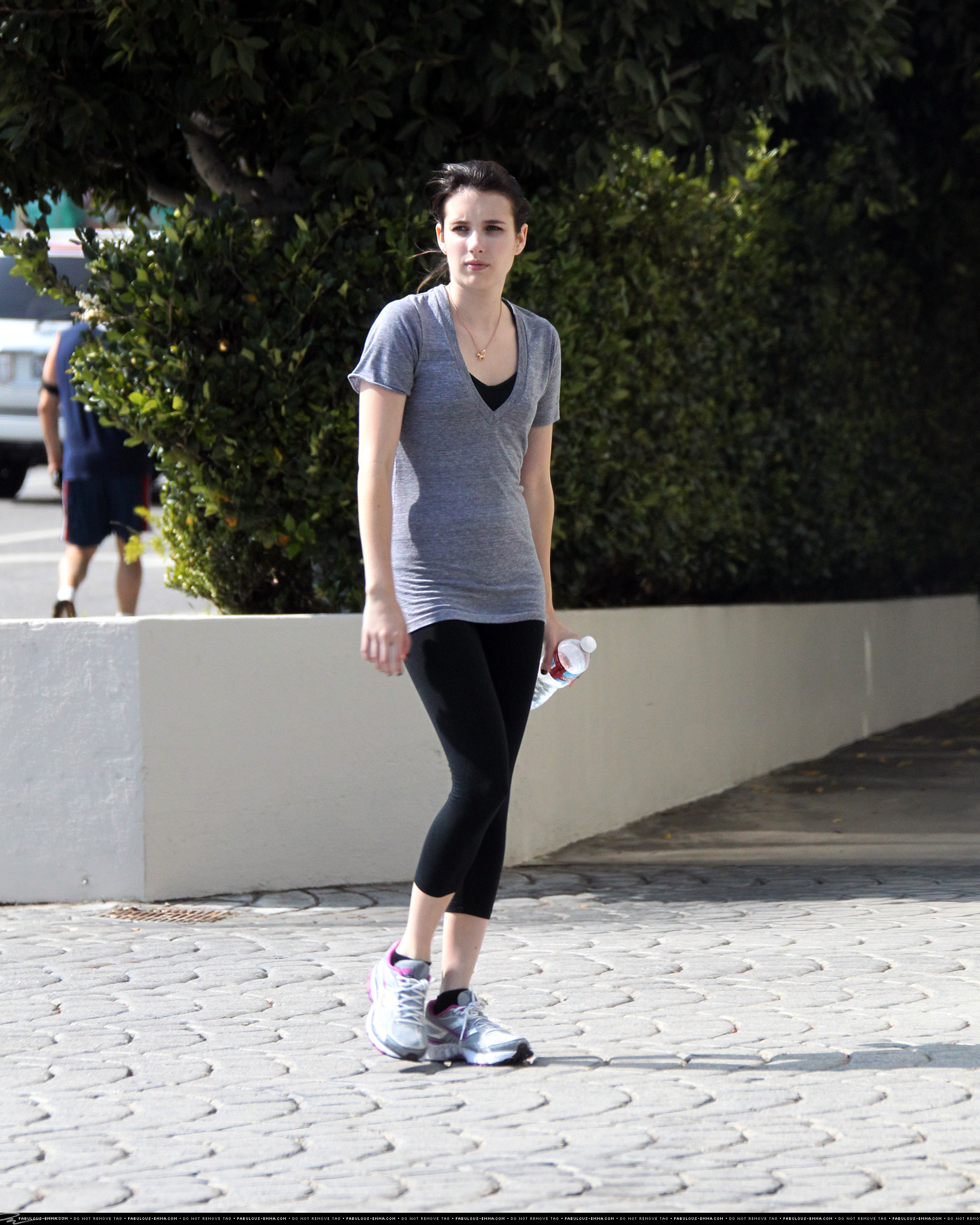 Emma out for a jogging