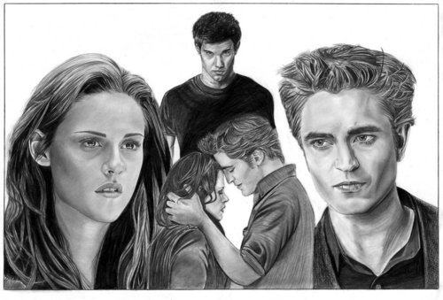  Jacob, Edward and Bella