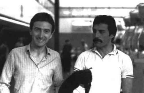  John and Freddie Mercury