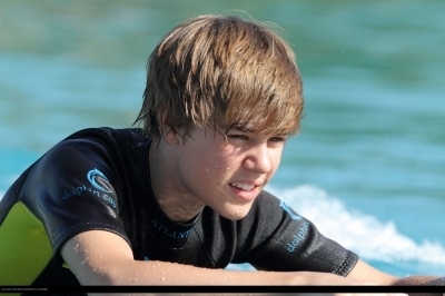  Justin spends his día in Atlantis before his concierto