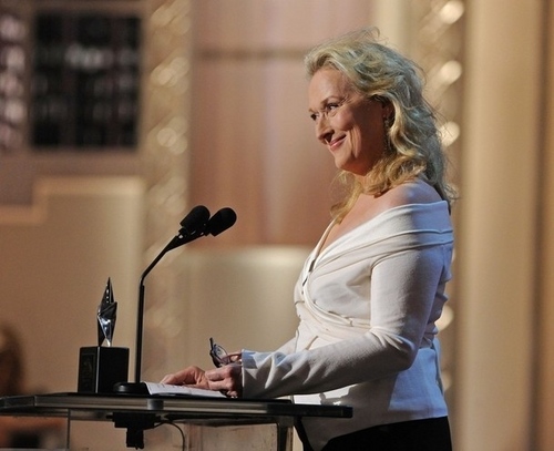 Meryl Streep attends AFI Lifetime Achievement Award to Mike Nichols