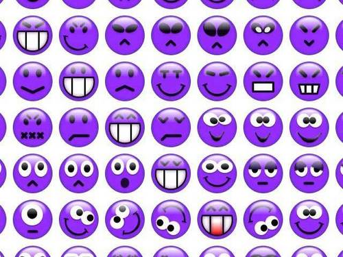  Purple Smiley Faces