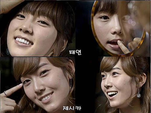  SNSD members without make-up...