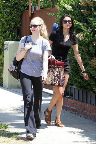  Amanda Seyfried and Nina Dobrev leaving a gym in West Hollywood (June 15)