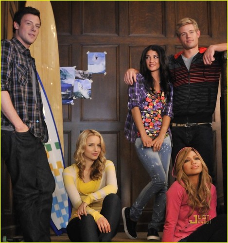 Dianna Agron and Cory Monteith:New Op Campaign pics