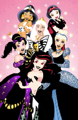 Goth Disney Princesses