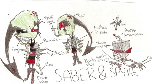  Invader Saber and Spyke
