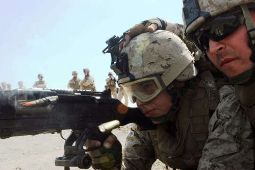  Marine Fires M240 Machinegun
