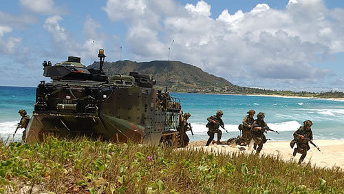  Marines Conducting Amphibious Training