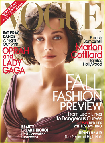  Marion Cotillard Covers VOGUE July 2010