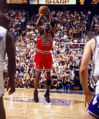  Michael Jordan's Last Shot As A 황소, 불