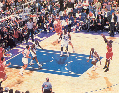  Michael Jordan's Last Shot As A stier, bull