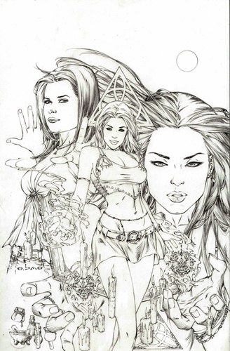  Sketch of an early cover (it will not be used)