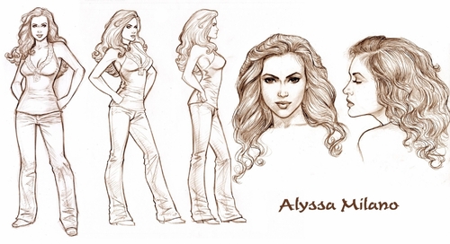  Test drawing of Alyssa (Dave Hoover)