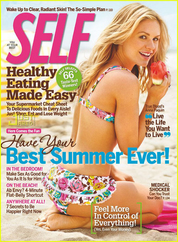  Anna Paquin: Self Magazine - July 2010 Issue