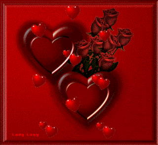  Hearts and mawar