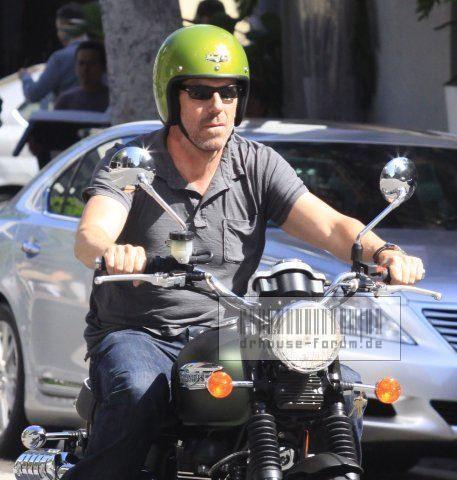 Hugh riding his bike (NO RING !!!!)