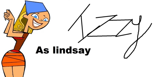  Izzy as Lindsay!