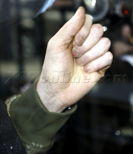  MJ's hand