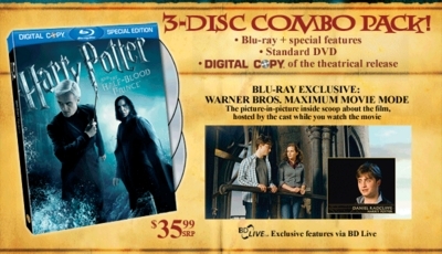 电影院 & TV > Harry Potter & the Half-Blood Prince (2009) > DVD Covers