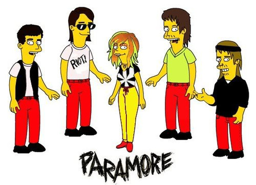  Paramore has been 'Simpsonised!'