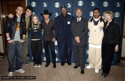 The 45th GRAMMY Award Nominations 2003 - Green Room - 07.01.03